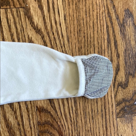 Cream Goumi viscose made from bamboo and organic cotton sleep&play footie, 3-6M - Picture 4 of 16